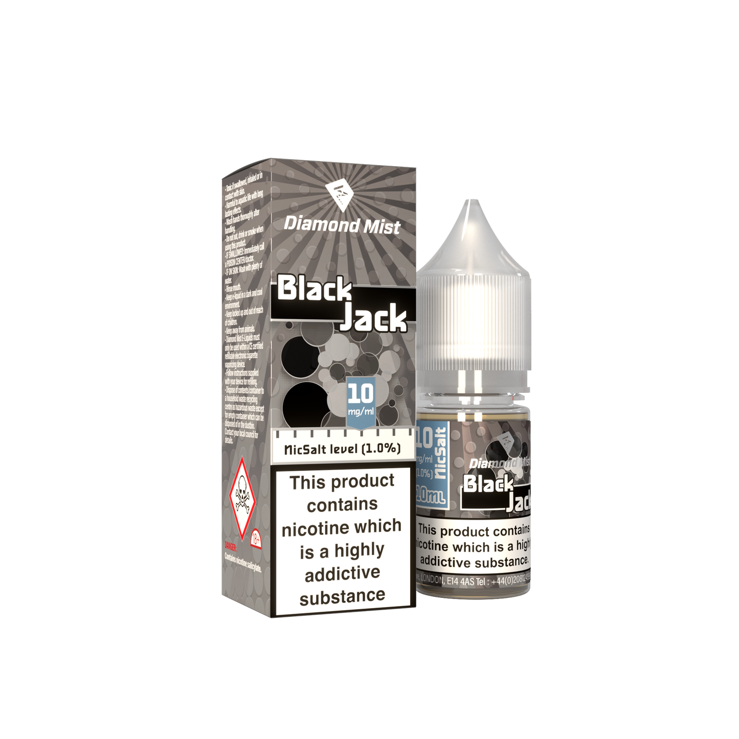 Diamond Mist Nic Salt - Black Jack