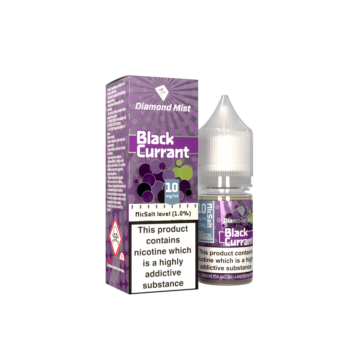 Diamond Mist Nic Salt - Blackcurrant