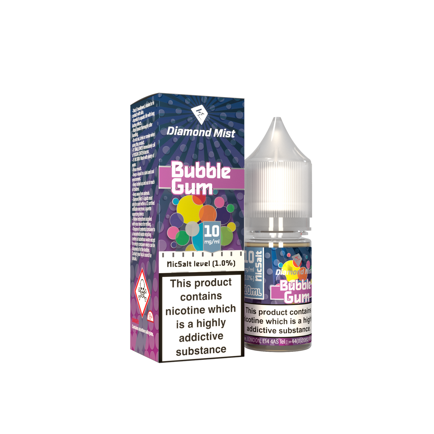 Diamond Mist Nic Salt - Bubblegum