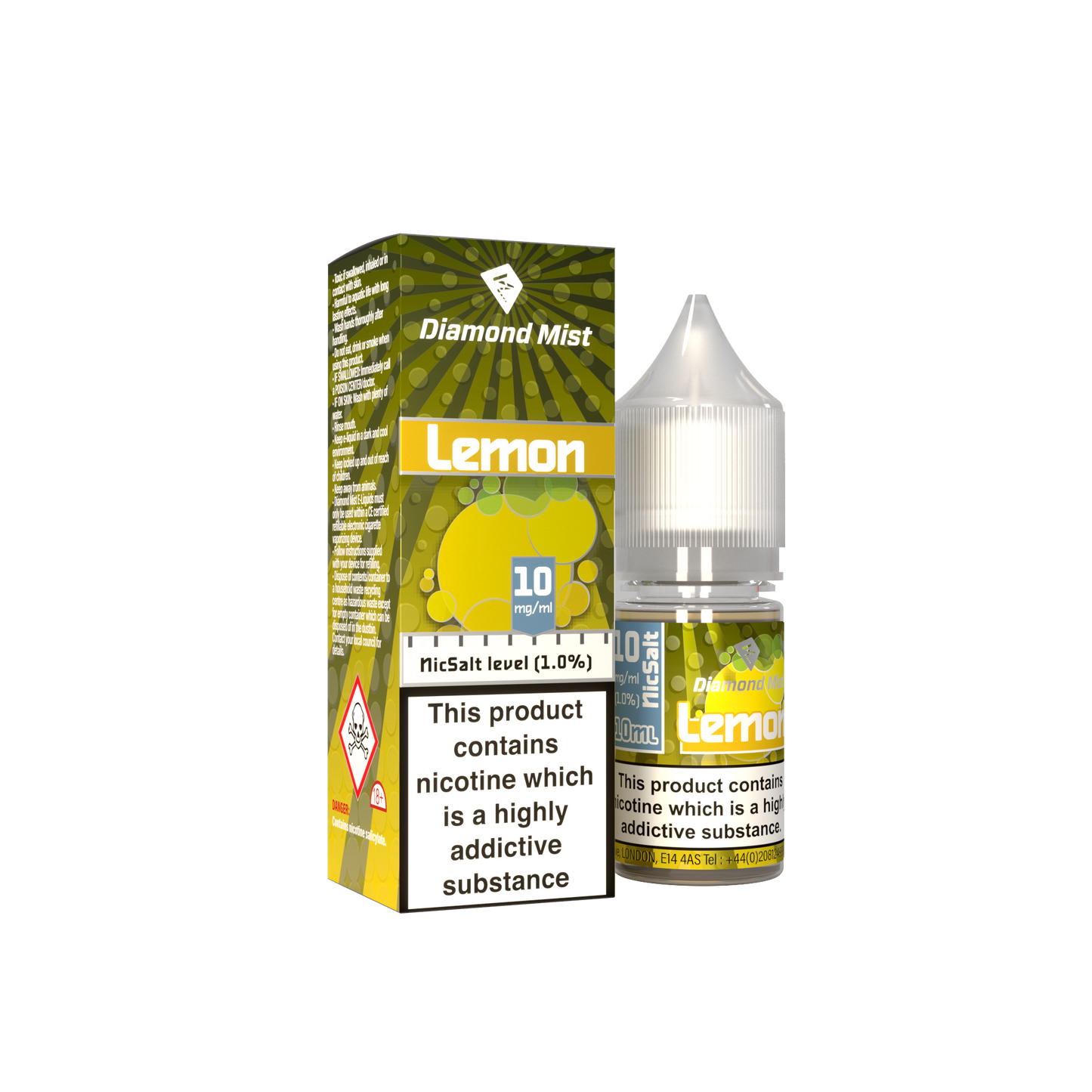 Diamond Mist Nic Salt - Lemon