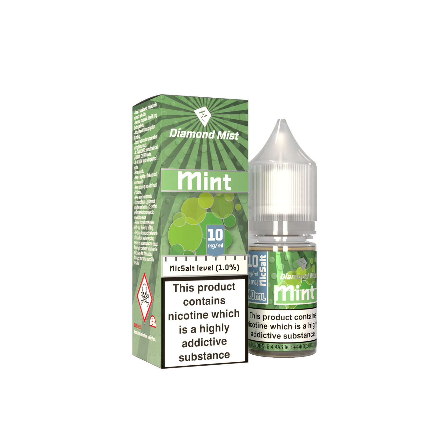 Diamond Mist Nic Salt - Mint