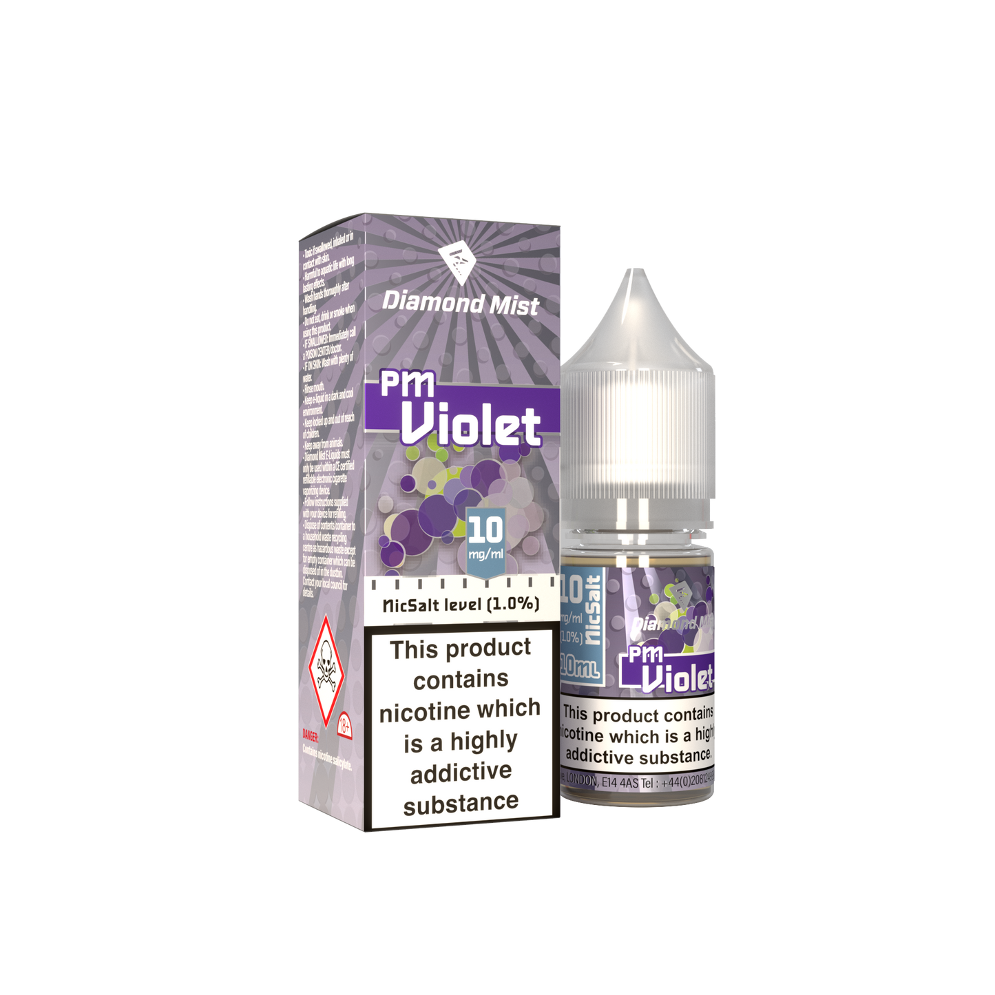 Diamond Mist Nic Salt - Parma Violet
