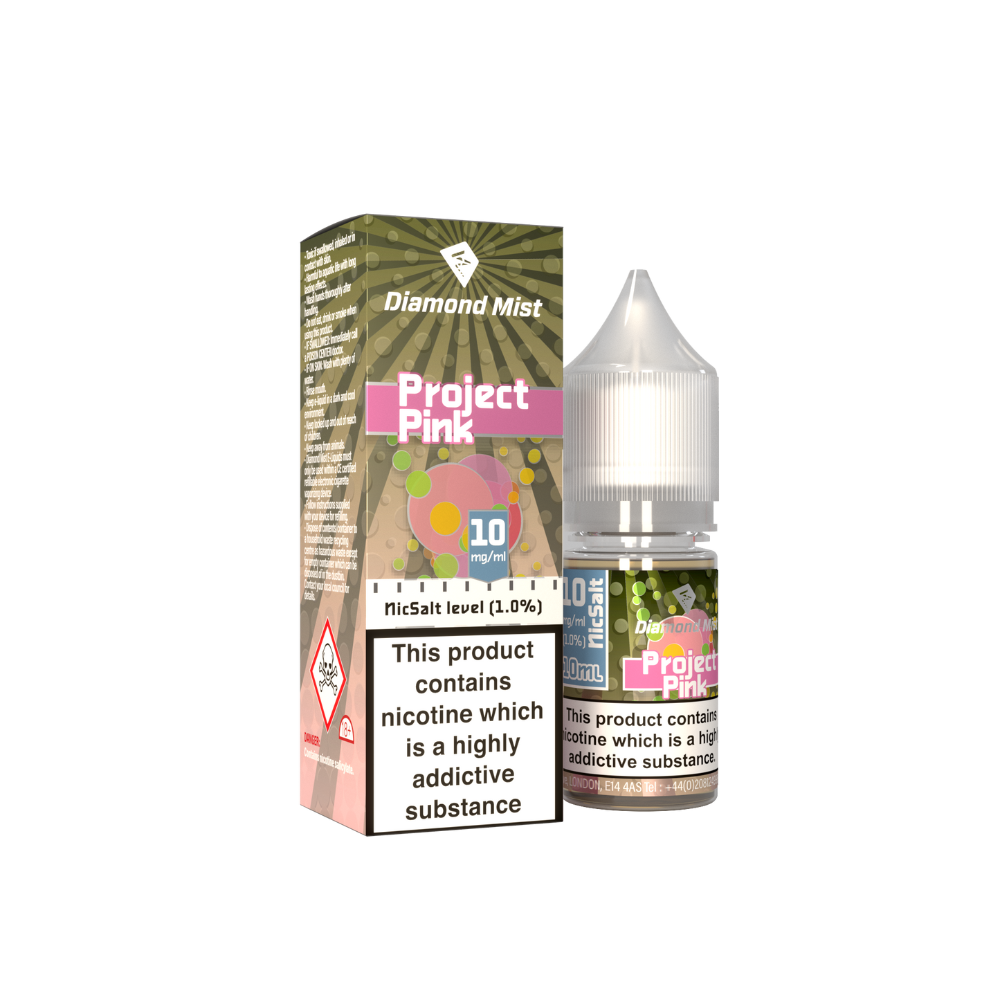 Diamond Mist Nic Salt - Pink Project