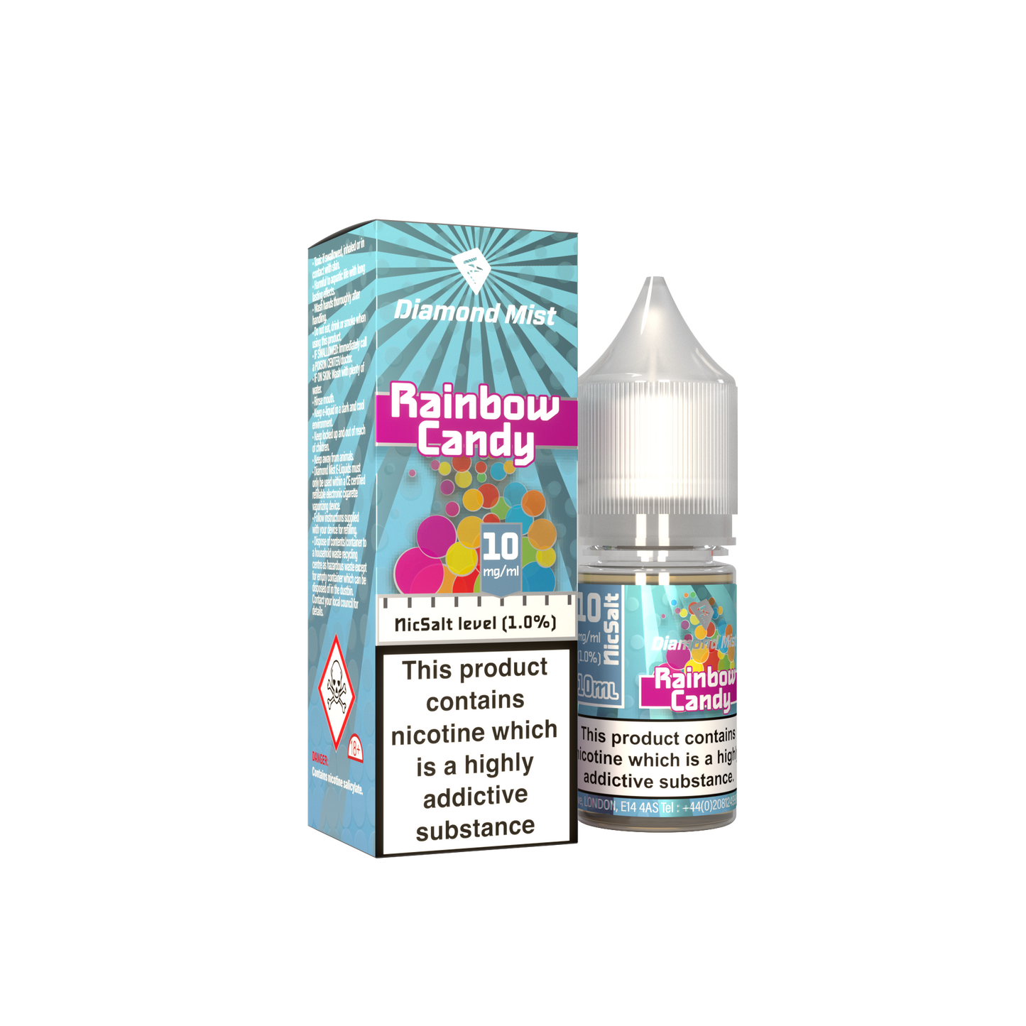 Diamond Mist Nic Salt - Rainbow Candy