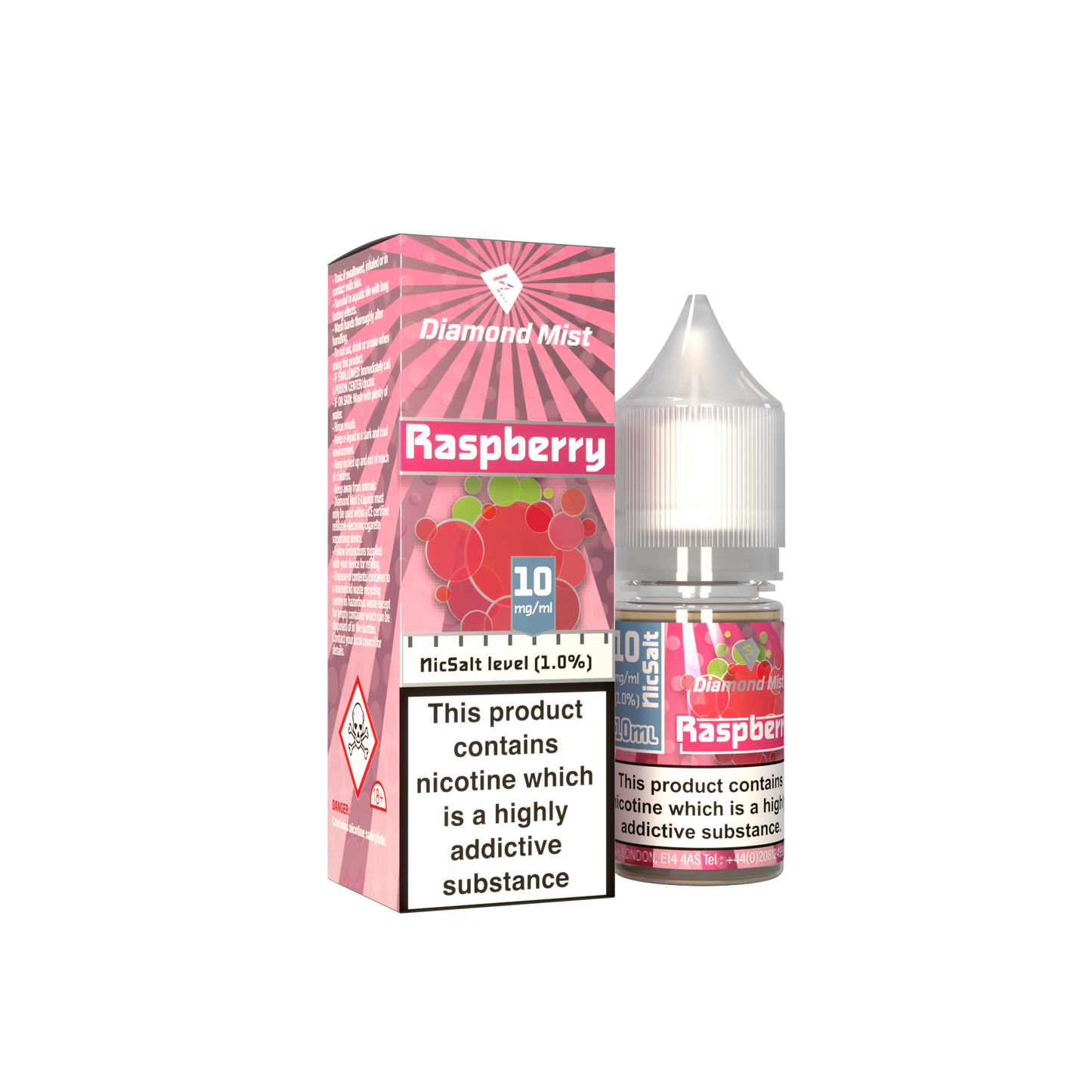 Diamond Mist Nic Salt - Raspberry