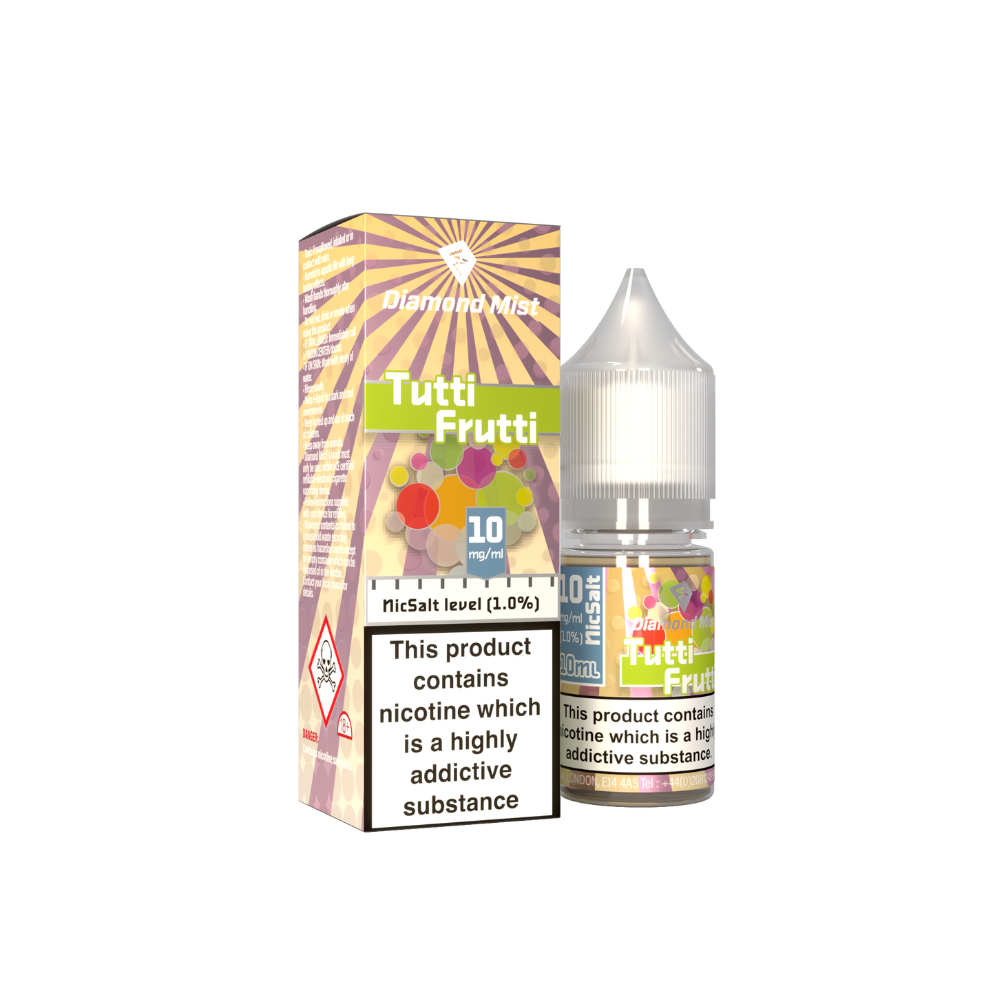 Diamond Mist Nic Salt - Tutti Frutti