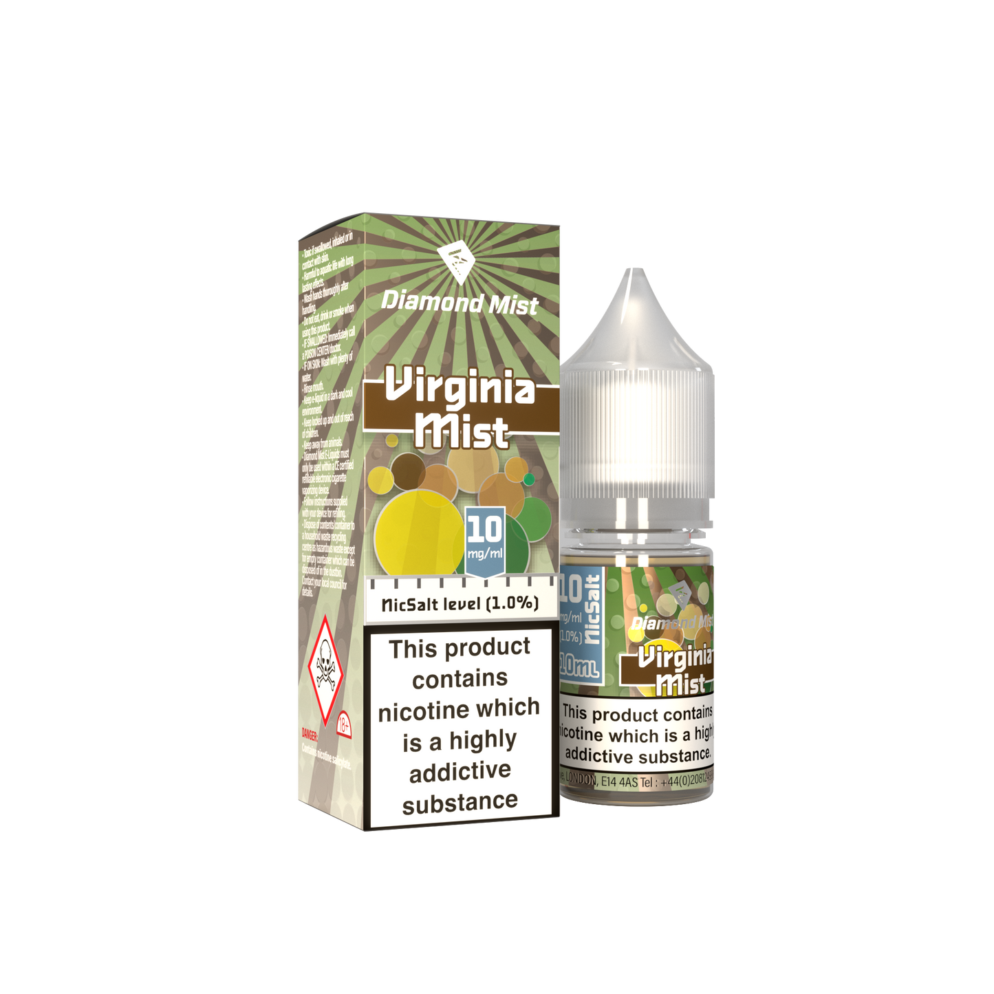 Diamond Mist Nic Salt - Virginia Mist