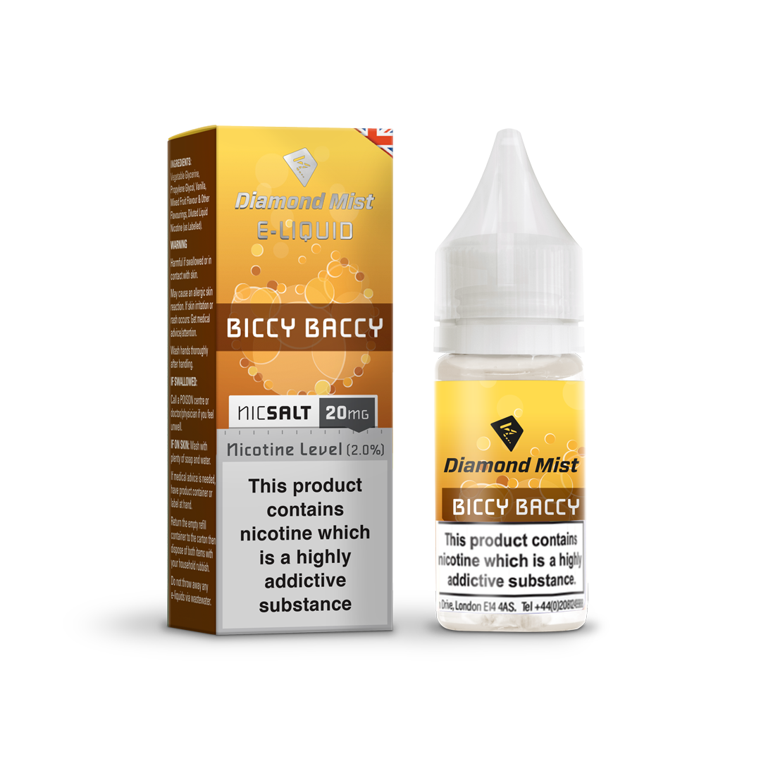 Diamond Mist Nic Salt - Biccy Baccy