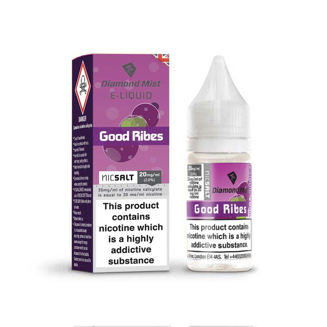 Diamond Mist Nic Salt - Good Ribes