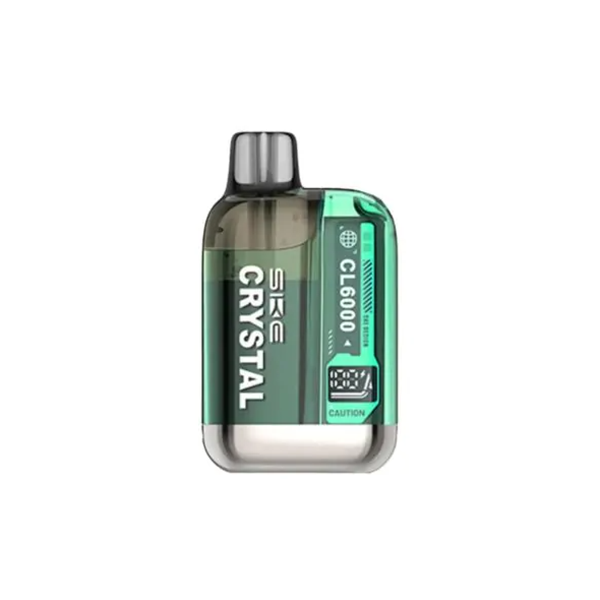 SKE - Crystal CL6000 Disposable Rechargeable Vape Kit 6000 Puffs 20mg