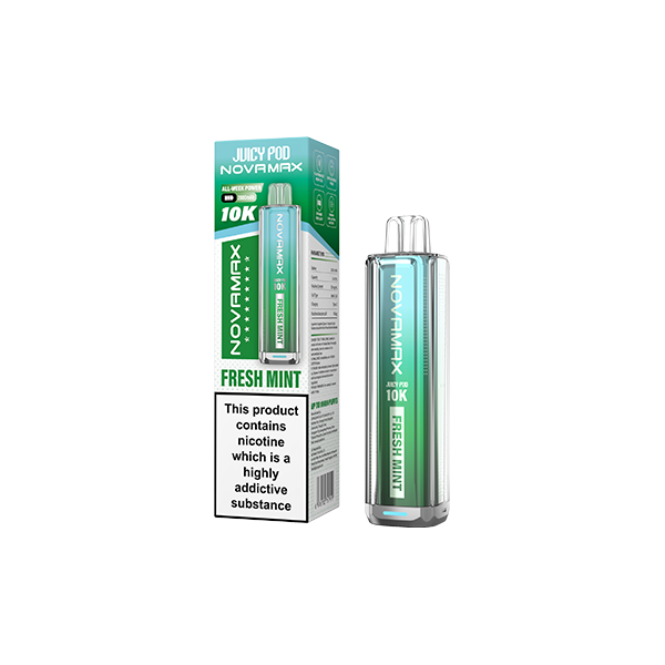 Juicy Pod - Novamax Disposable Pod Vape Kit 10000 Puffs 20mg