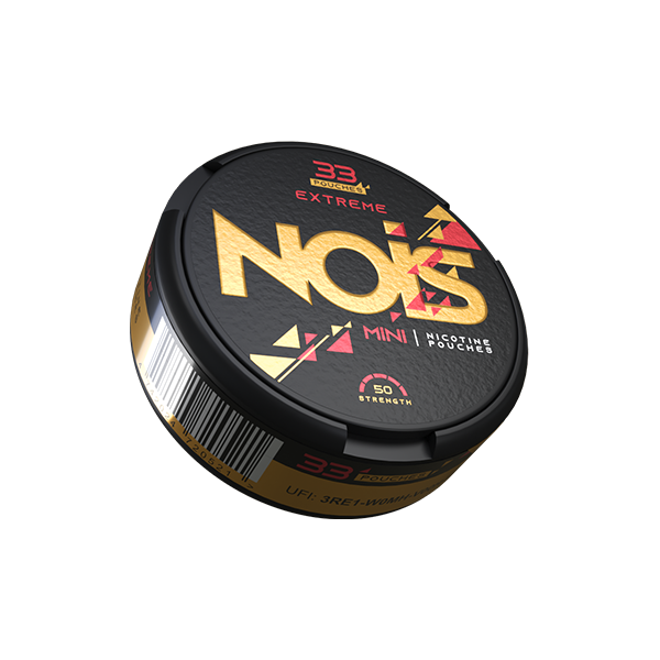 NOIS - Mini Extreme Nicotine Pouches - 33 Pouches 50mg
