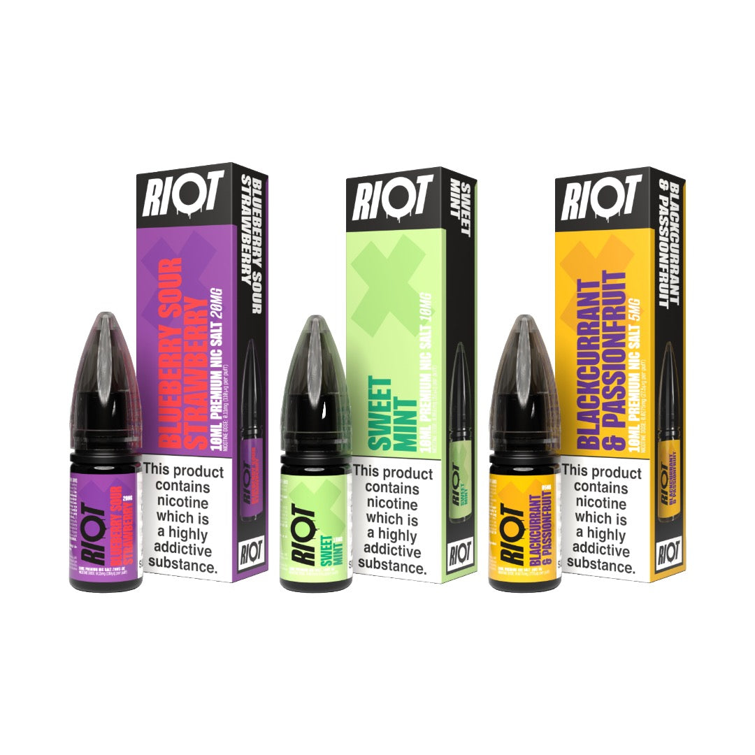 Riot Squad - RIOT X 10ml Nic Salts (50VG/50PG) 20mg
