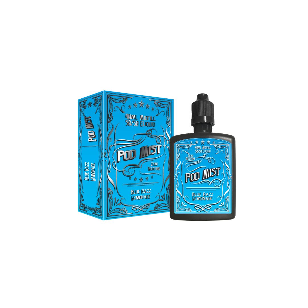 Pod Mist - Midfill 40ml Shortfill (50VG/50PG) 0mg