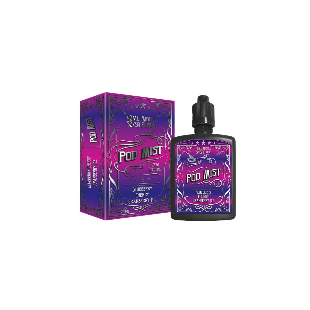 Pod Mist - Midfill 40ml Shortfill (50VG/50PG) 0mg