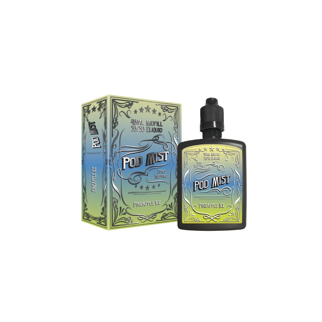 Pod Mist - Midfill 40ml Shortfill (50VG/50PG) 0mg