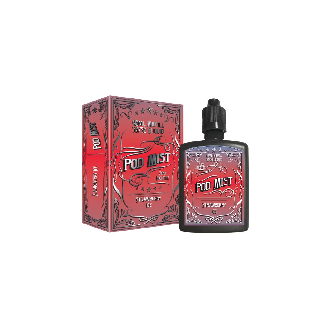Pod Mist - Midfill 40ml Shortfill (50VG/50PG) 0mg
