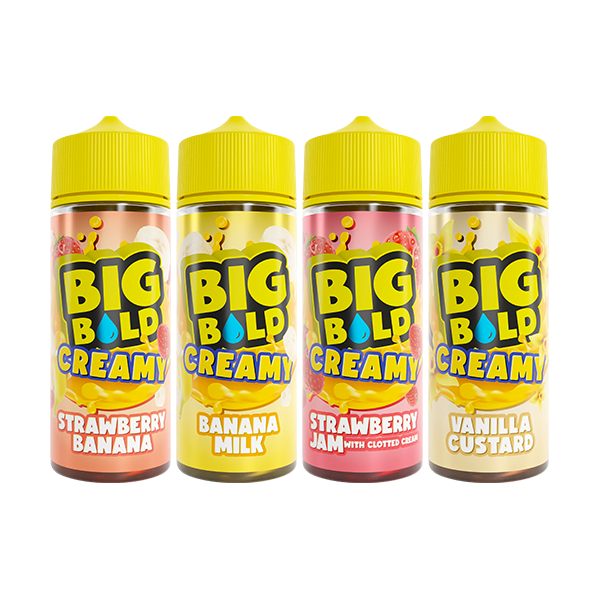 0mg Big Bold Creamy Series 100ml Shortfill (70VG/30PG)
