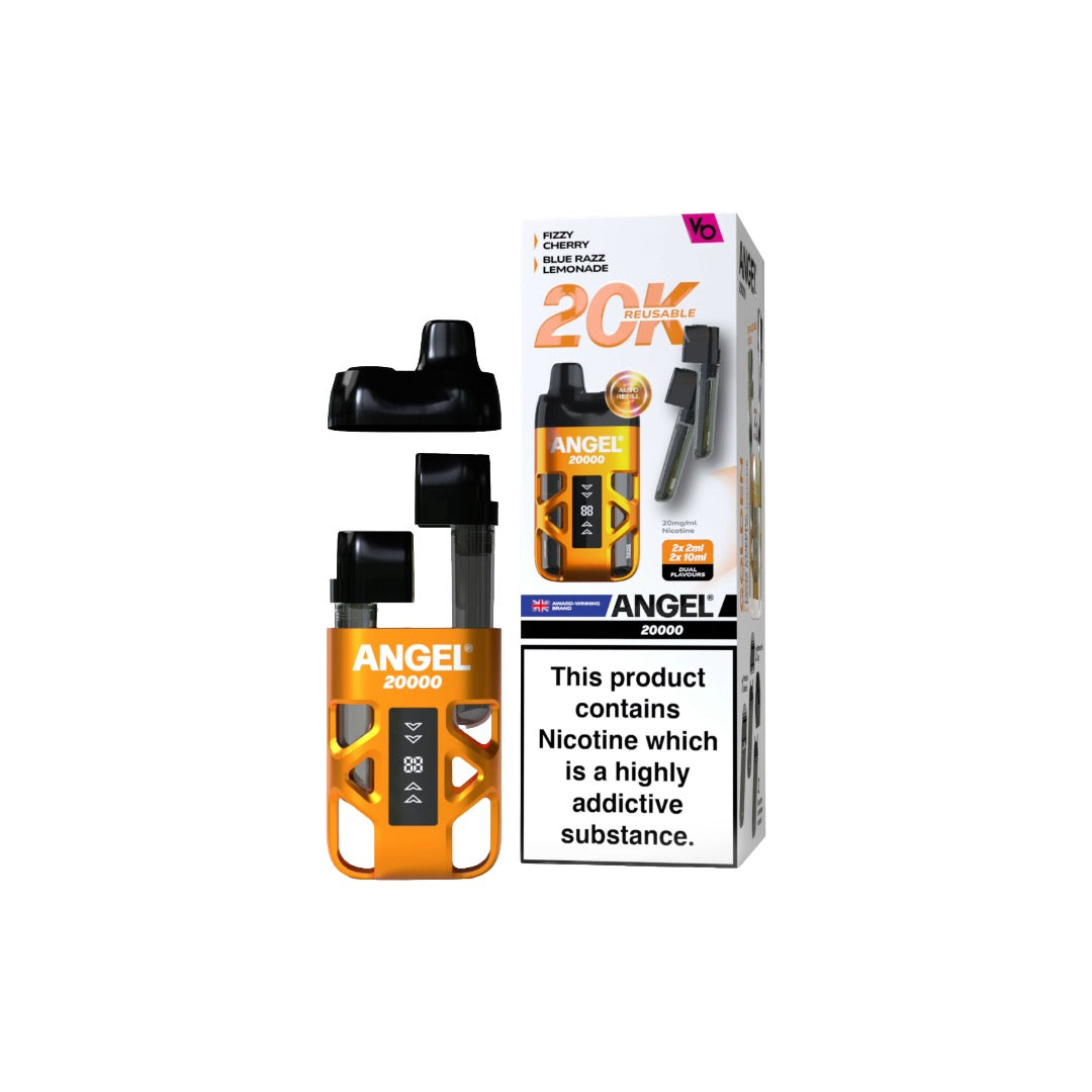 Vapes Bars - Angel 20000 Dual Prefilled Pod Vape Kit 20000 Puffs 20mg