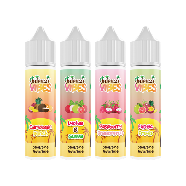 Tropical Vibes - 50ml Shortfill 0mg (70VG/30PG)