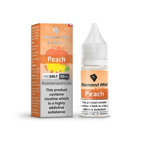 Diamond Mist Nic Salt - Peach
