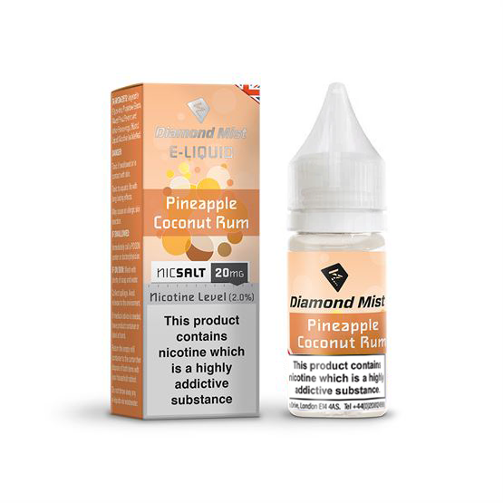 Diamond Mist Nic Salt - Pineapple Coconut Rum
