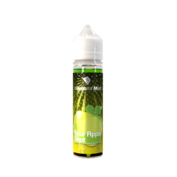 Diamond Mist Shortfill - Sour Apple Shot 50ml