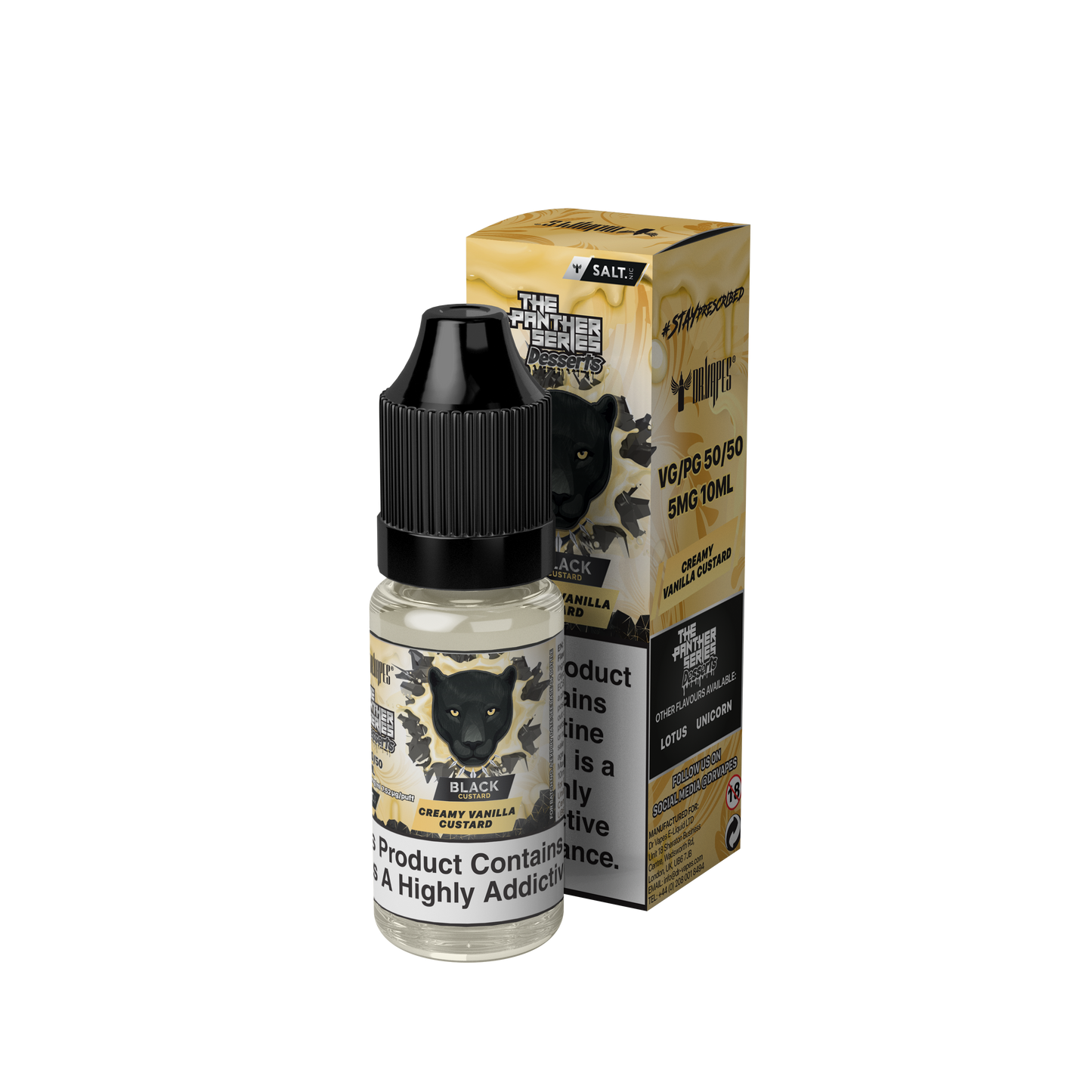 Dr. Vapes Desserts Black Custard Nic Salt