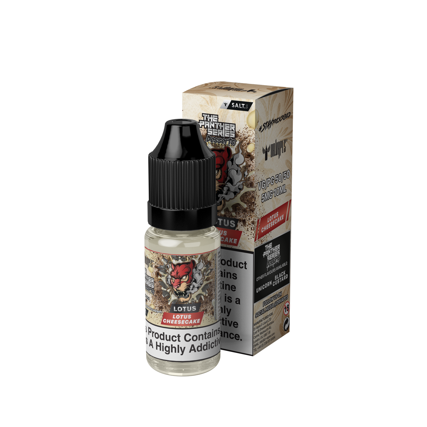 Dr. Vapes Desserts Lotus Cheesecake Nic Salt