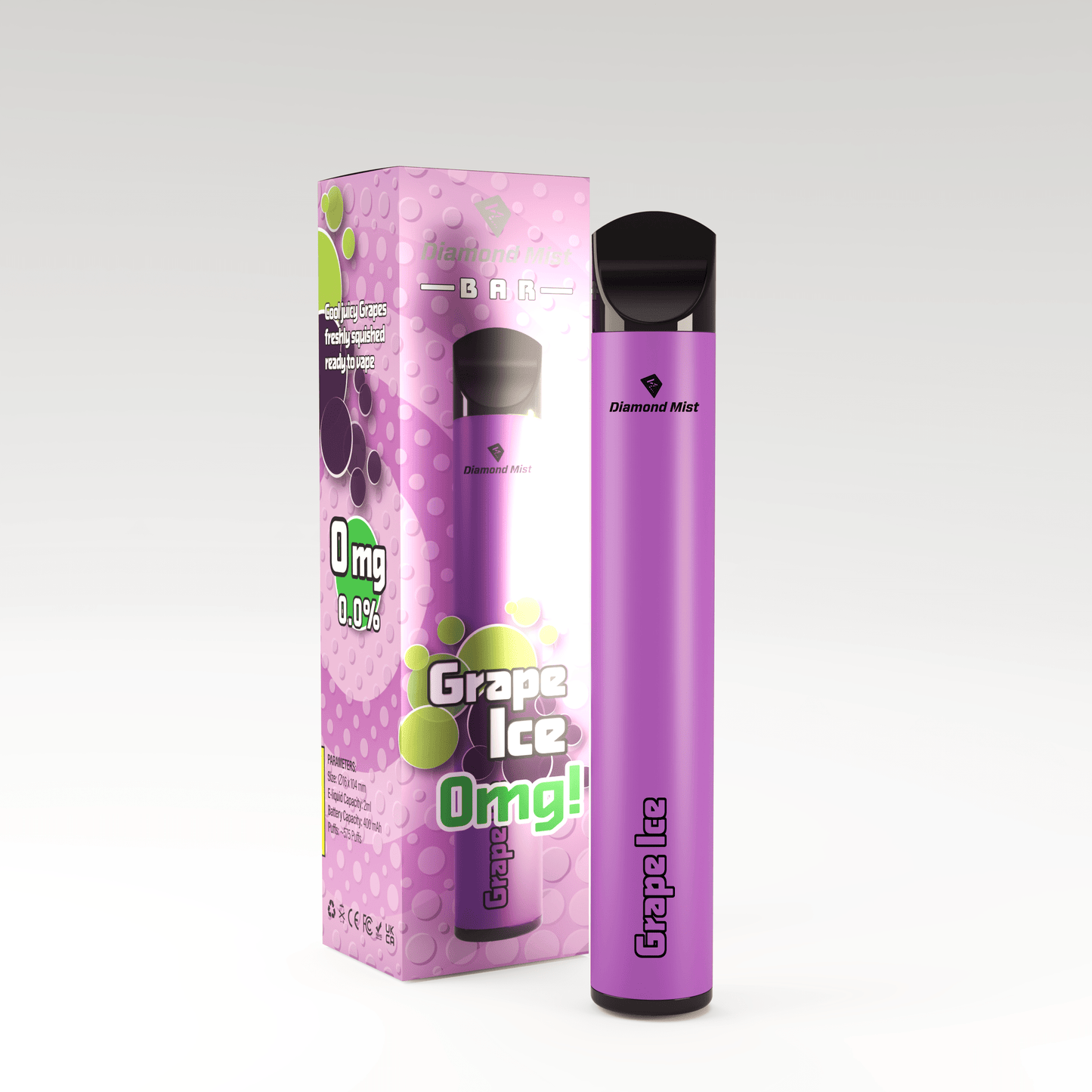 Diamond Mist Disposable Grape