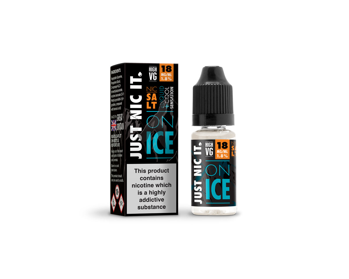 Just Nic It - Nic Salt On Ice High VG Vape Inc Just Nic It - Nic Salt On Ice High VG Vape Inc