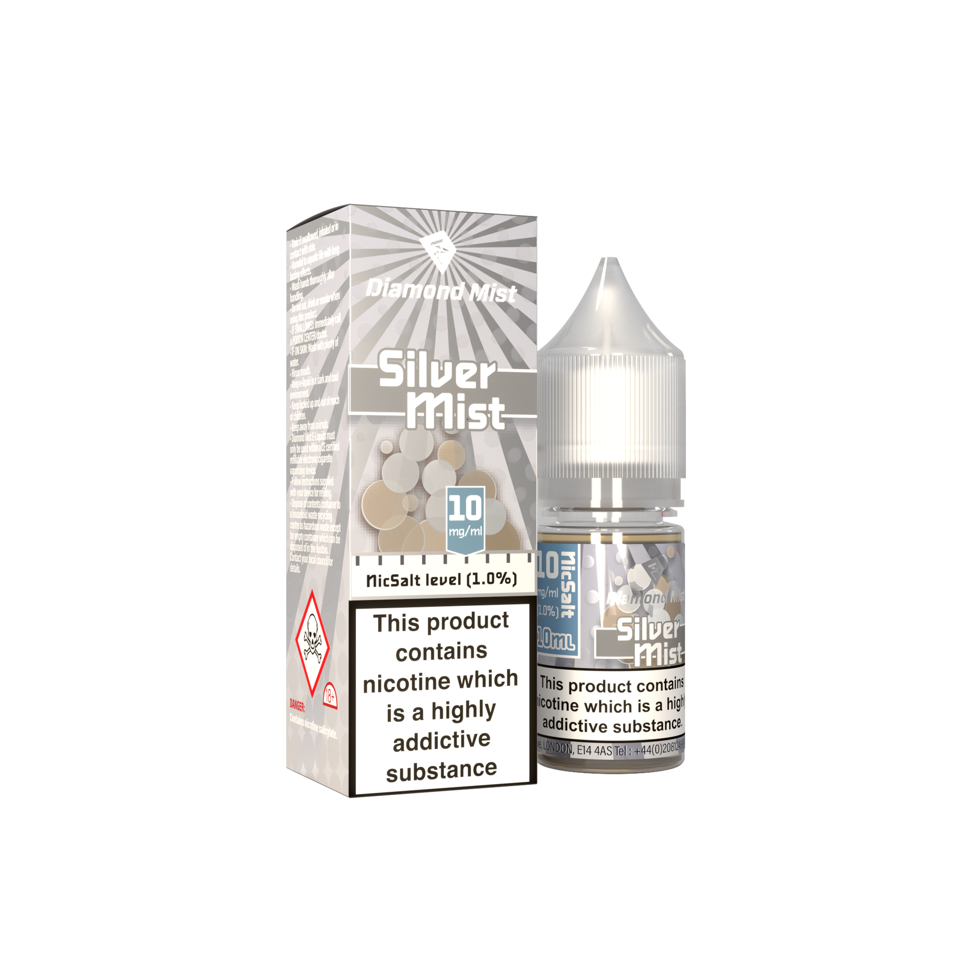 Diamond Mist Nic Salt - Silver Mist Vape Inc Diamond Mist Nic Salt - Silver Mist Vape Inc
