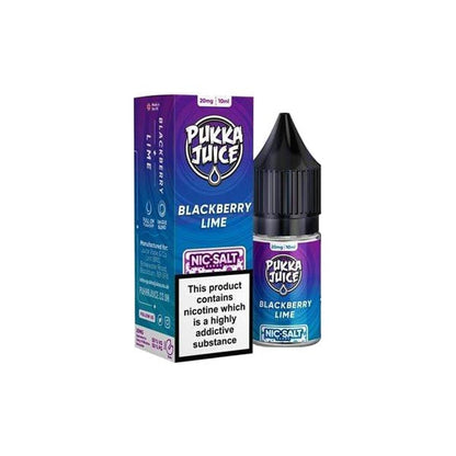 Pukka Juice - 10ML Flavoured Nic Salt (50VG/50PG) 10MG