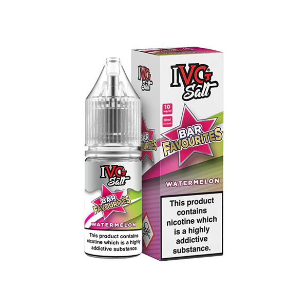 IVG - Bar Favourites 10ml Nic Salts (50VG/50PG) 10mg