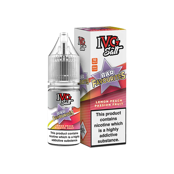 IVG - Bar Favourites 10ml Nic Salts (50VG/50PG) 10mg