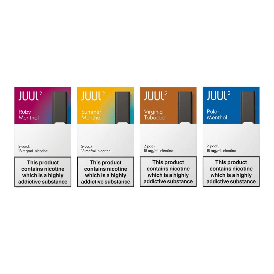 JUUL 2 - Prefilled Vape Pods 200 Puffs 18mg