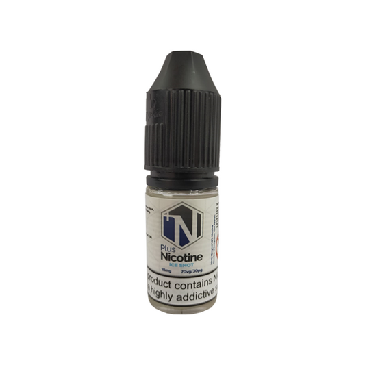 Plus Nicotine - Ice Nicotine Shot 10ml (70VG) 18mg