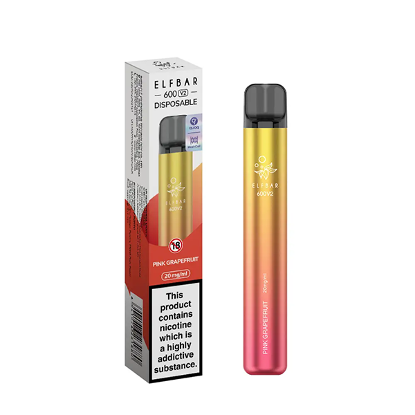 ELF Bar - 600 V2 Disposable Vaping Device 600 Puffs 20mg