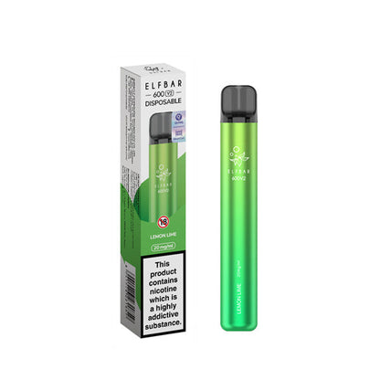 ELF Bar - 600 V2 Disposable Vaping Device 600 Puffs 20mg