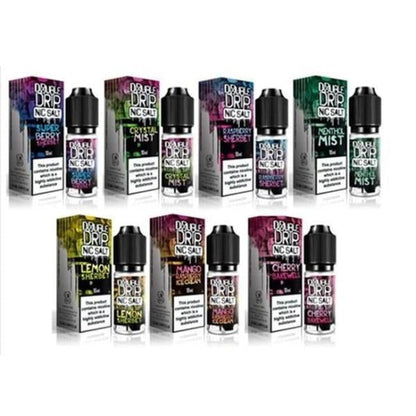 Double Drip - 10ML Flavoured Nic Salts E Liquid 20MG