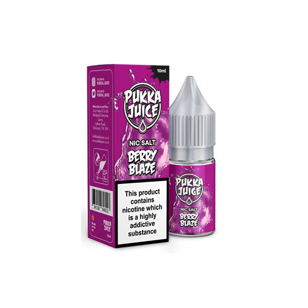 Pukka Juice - 10ML Flavoured Nic Salt (50VG/50PG) 20MG