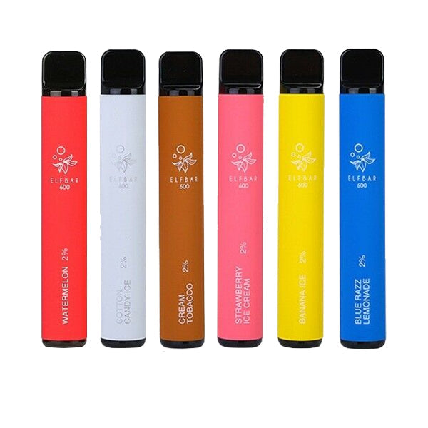 ELF Bar - Disposable Vape Pod 600 Puffs 20mg