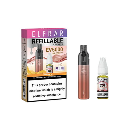 Elf Bar - EV5000 Disposable Pod Kit + 20mg ElfLiq Salt