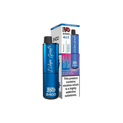 IVG - 2400 Disposable Vapes 2400 Puffs - 4 in 1 Multi-Edition 20mg