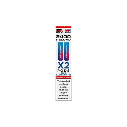 IVG - 2400 Reload Prefilled Pods 2ml 2400 Puffs - 2 Pcs 20mg