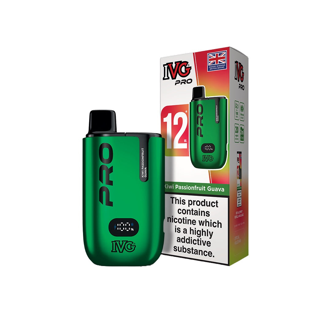 IVG - Pro 12 Prefilled Pod Vape Kit 10000 Puffs 20mg