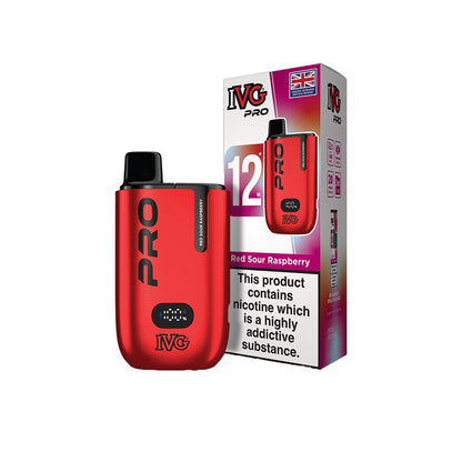 IVG - Pro 12 Prefilled Pod Vape Kit 10000 Puffs 20mg