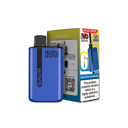 IVG - SAVR Prefilled Pod Vape Kit 3000 Puffs 20mg