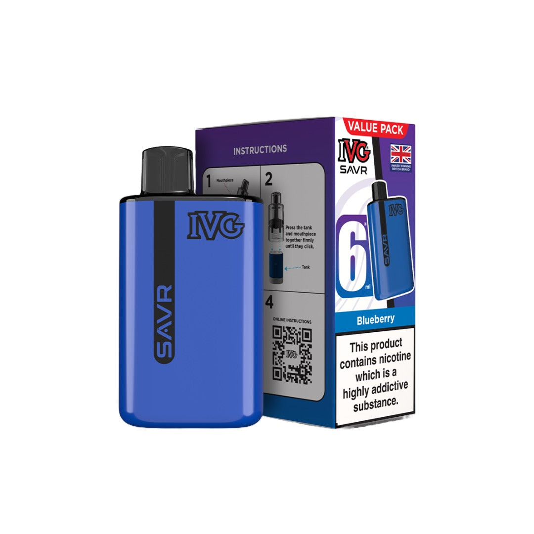 IVG - SAVR Prefilled Pod Vape Kit 3000 Puffs 20mg