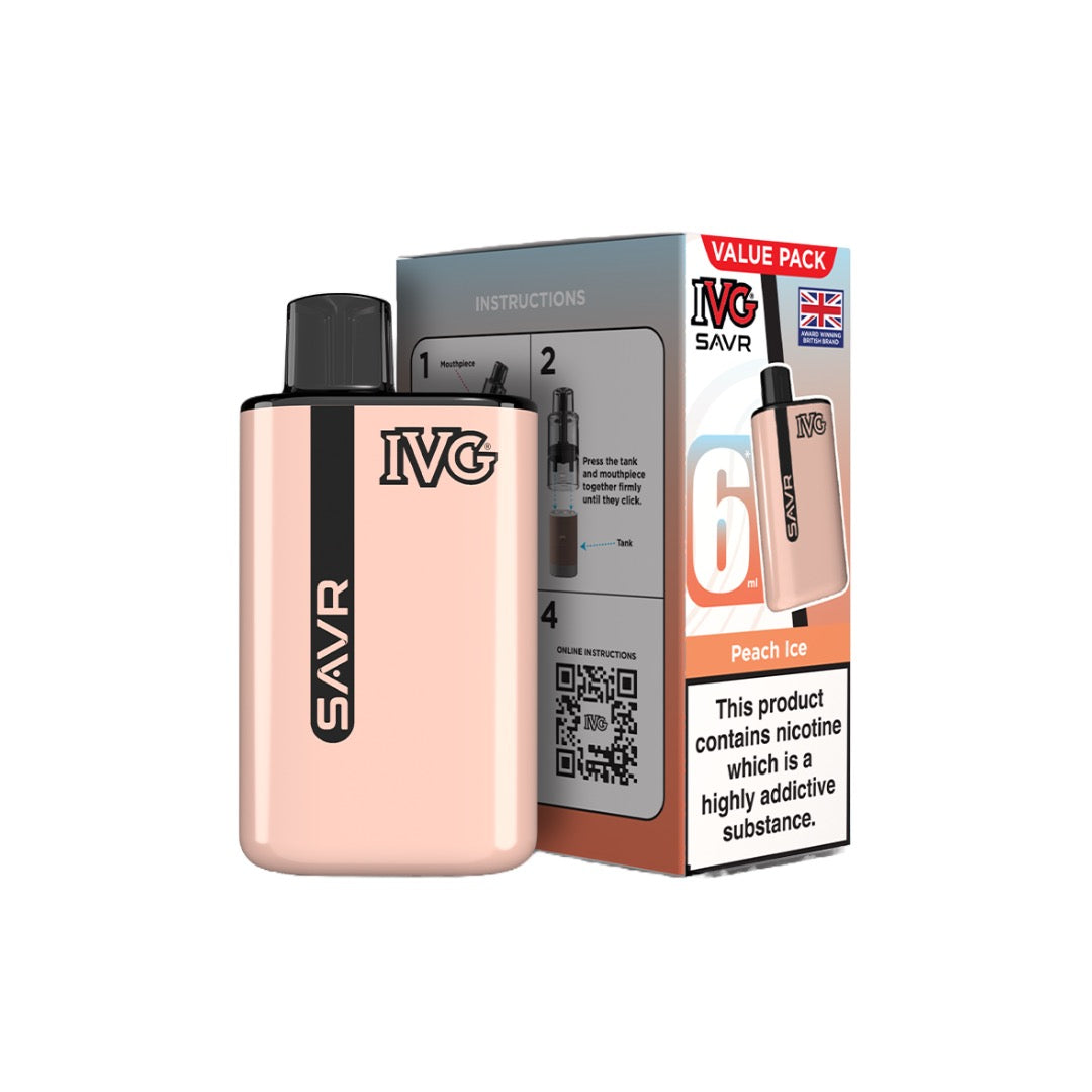 IVG - SAVR Prefilled Pod Vape Kit 3000 Puffs 20mg